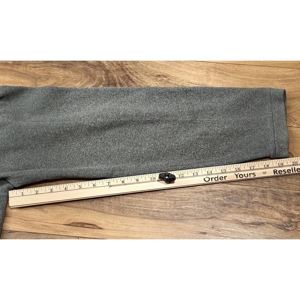 LL Bean Men XXLT Tall Pullover Gray Fleece 1/4 Quarter Zip Pocket Layering Hike